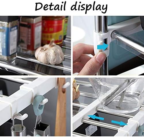 Dsadddsd nehrđajuće kuhinjske police, mikrovalna stalak za skladištenje koja se može podesiva kuhinjska oprema
