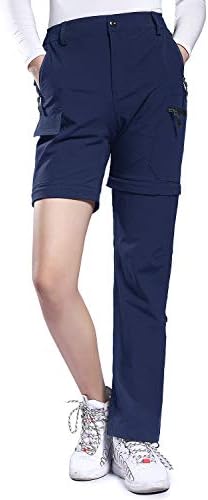 Hiauspor Pješačke hlače Žene kabriolet Lagane zip pantalone Brze suhe vanjske pantalone u UPF 50+