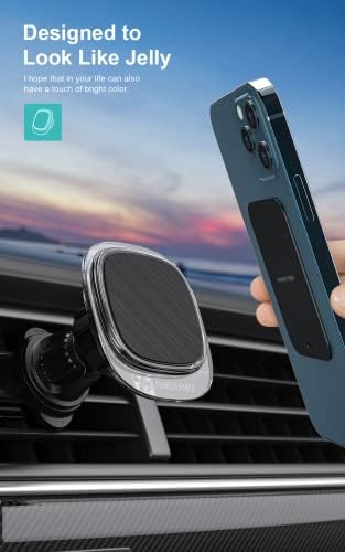 Manmuvimo magnetsko držač telefona za prtljažni prostor sa zaplikovanim telefonom, automobilski setovi za mobitel 360 ° podesivi magnetuniverzalni okretni montiranje 3 metalne ploče za iPhone, Samsung i više mobitela