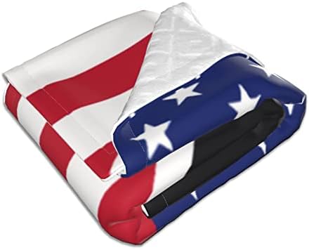 Libijska zastava i američka zastava Swaddle Dekalte Super Soft Baby Quilt Baby Essentials Baby dvostruki pokrivač