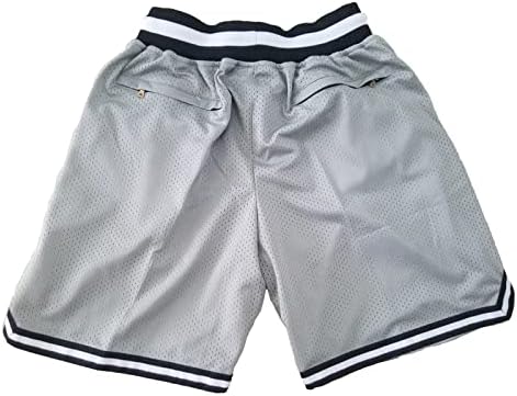 Muške kratke hlače, košarkaške kratke hlače za muškarce sa džepovima, retro mrežasti kratke hlače