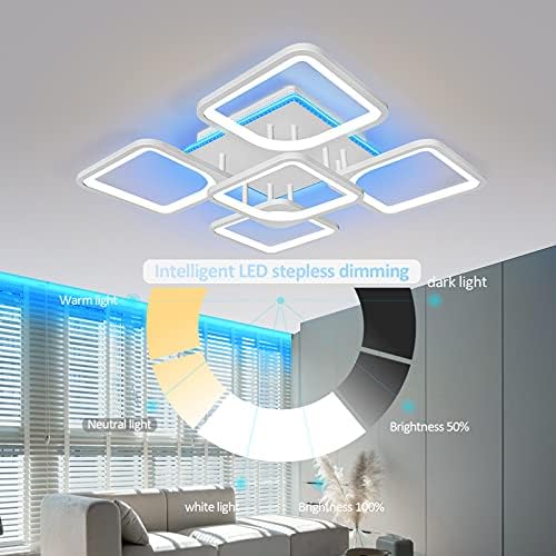 Ahawill stropno svjetlo sa mogućnošću zatamnjivanja, Rasvjetna tijela za ugradnju moderna LED plafonska lampa