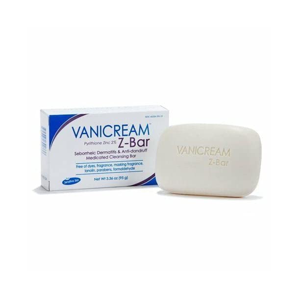 Vanicream Z-Bar medicinski bar za čišćenje - 3,53 oz, pakovanje od 4 komada