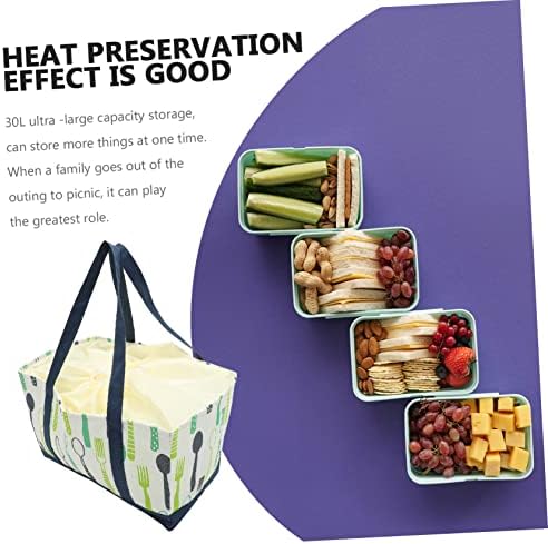 Cabilock 2kom Beam usta izolacija torba za ručak izolovana auto hladnjak izolovana torba za kupovinu višekratnu
