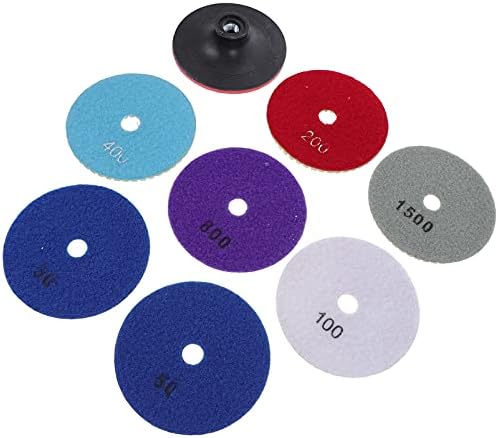 Doitool smola komplet smola kompleti smole 8kom dijamantski jastučići za poliranje Brusni diskovi Pad Set