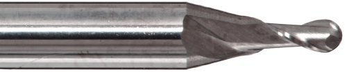 Melin Tool AMGS-M-M-B Carbide mikro kuglasti krajnji mlin za nos, Metrički, Neprevučena završna obrada, 30 stepeni