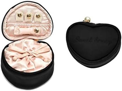 Ydxny prenosiva putna torba za odlaganje nakita u obliku srca kutija za nakit prsten naušnice kutija za