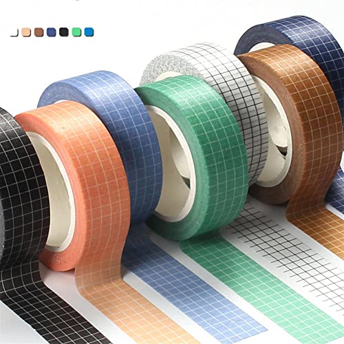 10m Pure Color Grid Washi traka za maskiranje Cashing pribor za pranje Organizator PASIR TAPE