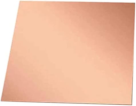 YIWANGO bakarni lim ljubičasta bakrena ploča 6 različitih veličina za, zanate, uradi sam, ručno izrađeni materijal Mesingana ploča bakarni listovi