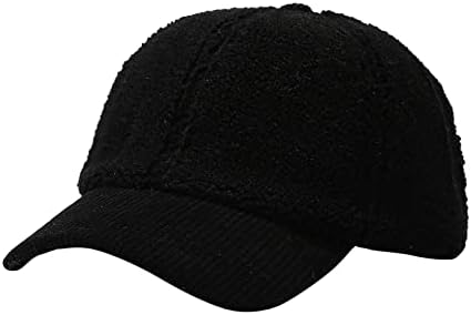 Meke vunene zimske bejzbol kape za žene jednobojna topla bejzbol kapa hladno vrijeme zdepasta Kamionska kapa ženski pokloni