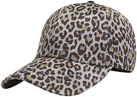 SSDXY Leopard Bejzbol šešir za žene muškarci kamiondžija šešir Podesiva Strapback Nekonstruirane ljetne pamučne bejzbol kape