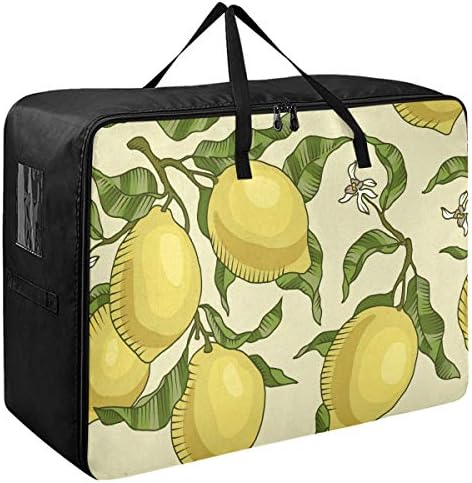 N / A Torba za pohranu odjeće u zemlji za prekrivač - Veliki kapacitet Ljetni voćni limunski