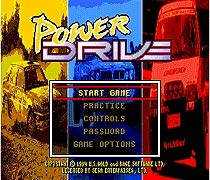 Power Drive 16 bitna MD kartica za SEGA mega pogon za Genesis