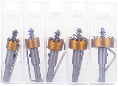 Glodalica za glodalo rotirajuća Bit 5kom 16-30mm HSS set otvarača rupa od nerđajućeg čelika burgije