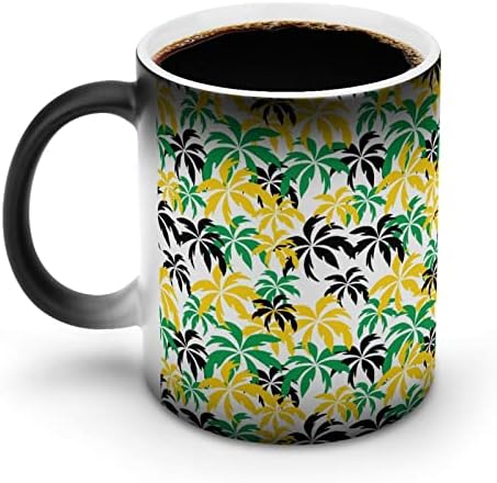 Palma Jamajka Kreativna promjena boje keramička šolja za kafu šolja za promjenu topline smiješna za kućnu kancelariju