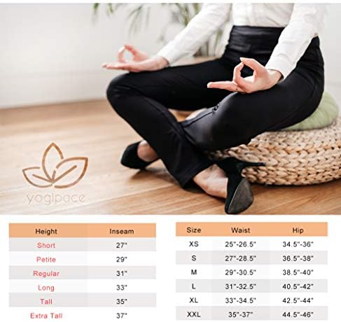 Yogipace, petlje za pojaseve, ženske petite / redovne / visoke ravne noge joga haljine