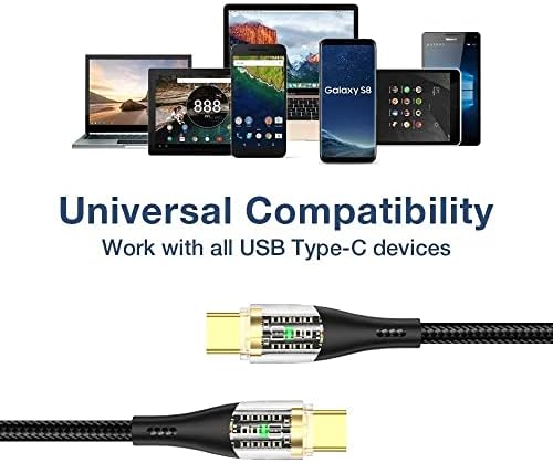 MyFon USB C do USB C kabla, tip C u tipa C kabel, 2 pakovanje [3.3ft, 6.6ft], Brzo punjenje, brzi prijenos podataka, Android telefon i više, pouzdano