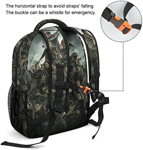Unisex ruksak za odrasle Apokaliptični hostor horor drama mrtvi ruksak multifunkcionalni daypack modni casual dan pasiva klasična osnovna torba za laptop