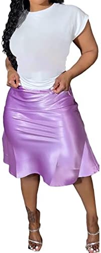Kratke otmjene haljine ženska jednobojna Plisirana suknja s volanima s volanima Plus suknja veličine ženska sarafana Plus