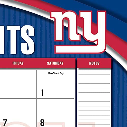 Turner Sports New York Giants 2022 22x17 Desk kalendar