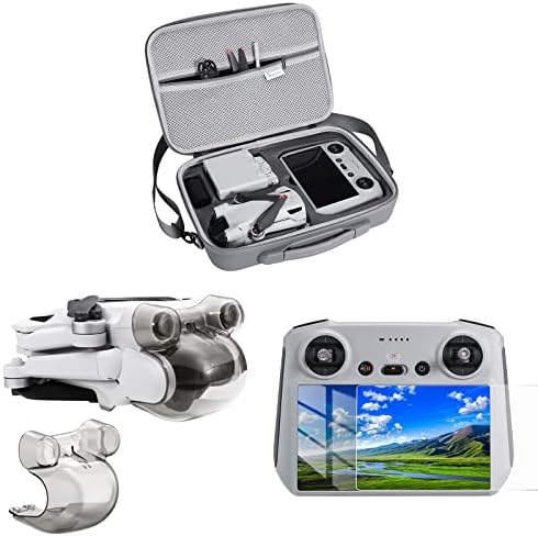 GardTok Mini 3 Pro zaštitni poklopac kardana, traka za držač propelera i prenosiva PU kožna RC torbica za DJI Mini 3 Pro Drone dodatnu opremu