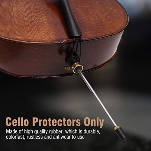 FECAMOS Rustless violončelo Endpin Protector Cello Neklizajući poklopac violončelo dodatak za profesionalni violončelo