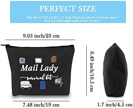 GJTIM Mail Lady Survival Kit poštanski Radnik poklon Zipper torbica Makeup Bag zahvalnost poklon za mail