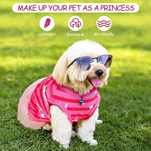 Uratot Puppy Shirt odjeća za kućne ljubimce pas pulover pas princeza Dress Dog odjeća meka košulja pet pas prsluk