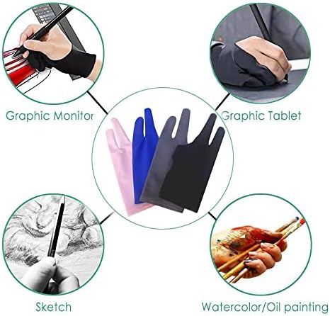 4 komada umjetnička rukavica za Tablet za crtanje, digitalna rukavica za crtanje rukavice za crtanje tableta