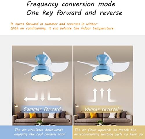 CUTYZ stropni ventilatori sa svjetiljcima, ventilator za plafon sa lakim reverzibilnim mirnim ventilatorima