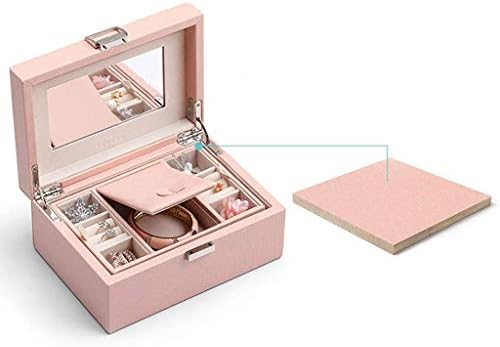 Nana Wyemg nakit - kutija za nakit drvena sa zaključanim ogrlicama naušnice Kutija mini kofer