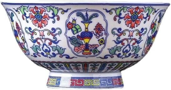Xialon 15.6cm 6in Enamel Boja Bowl Jingdezhen Keramička posuda Visokokvalitetni palača stil domaćinstva