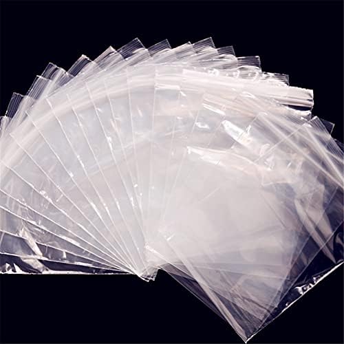 Yusland 300 kese 5.5x7 1mil Clear Reclosable Zip Self Seal Plastic Repealable Poly Zipper jednokratna ostava