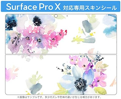 Igstickerska koža za Microsoft površinu PRO9 / PRO8 / PRO X Ultra tanke premium zaštitne naljepnice za zaštitu kože kože univerzalni tablet cvijeće akvarel šareno