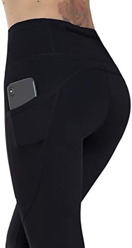 Polifično zdravlje Ženske nogavice Pocket Yoga hlače Džepovi vježbanje Tummy Control Control Yoga Pant Teretana
