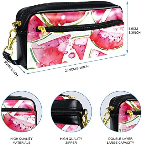 Tbouobt kozmetičke vrećice za žene, torba za šminku Travel Toalet torba Organizator, akvarel lubenica