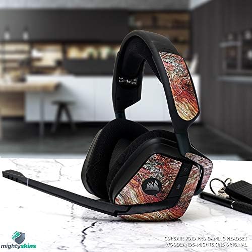 MightySkins koža kompatibilna sa Corsair Void Pro Gaming slušalicama-Teal Chevron | zaštitni, izdržljivi