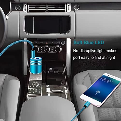 Brzi punjač PD Car Charger Block 30W Car utikač + USB C do C CACK CANAX za Samsung Galaxy A54 A14 Z Flip