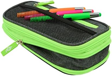 Wedo 24244066 Neon Stretch olovka s više odjeljaka i petlje olovkama s redom sive neonske naranče