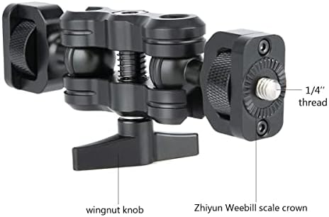 Niciyrig dvostruki nosač sa kugličnim loptama za Zhiyun Weebill S / Weebill laboratorija / dizalica 2s / dizalica 3 Lab - 322