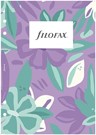 FILOFAX 6351 dopunjavanje za 2023. Ilustrirana cvjetna sedmica na 2 stranice A5 kvalični mjesečni razdjelnici