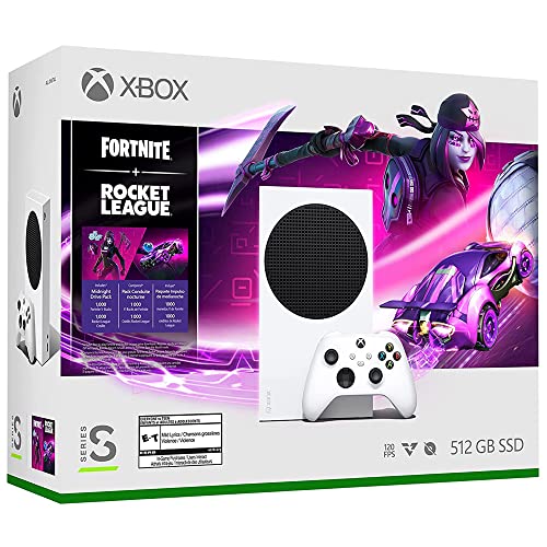 Microsoft RRS-00025 Xbox serija S GAMING CONSOLE sa Fortnite i raketnom ligom paketom sa Microsoft Xbox Gaming slušalicama za Xbox i 1 YR CPS poboljšani zaštitni paket
