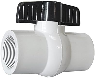 Američki ventil P200 1 1/2 PVC kuglični ventil IPS raspored 40, 1-1 / 2-inčni, bijeli