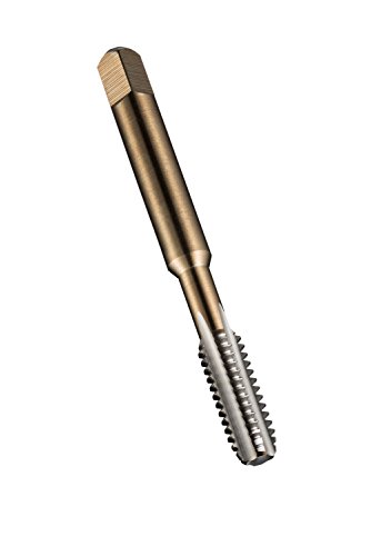 Dormer E513 Steel Steel Steact flauta, neobojen, okrugli nosač sa kvadratnim krajem, komodom za dno, M12-0,75 Veličina navoja
