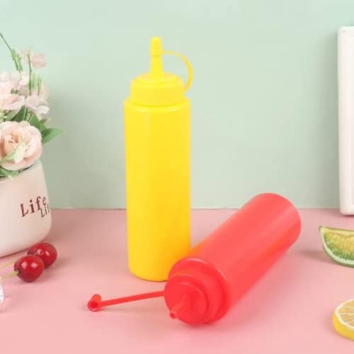 2 kom lažni prskati senf i boce za kečapke boce od senfa, boca kečapa plastična obloga prskalice Novelty prank igračke