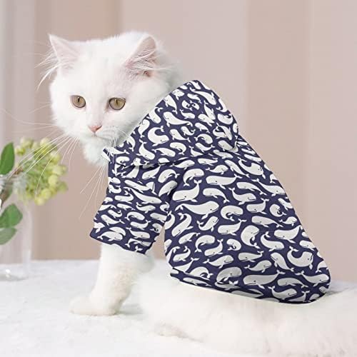Smiješna kitova mačka jednodijelna kostim trendi kostim za pse sa poklopcem za kućne ljubimce