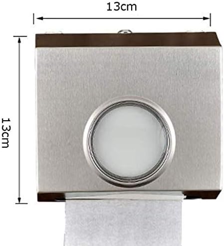 WSZJJ Zidni montirani od nehrđajućeg čelika za toaletni papir Držač vodootporan vidljivi papirni