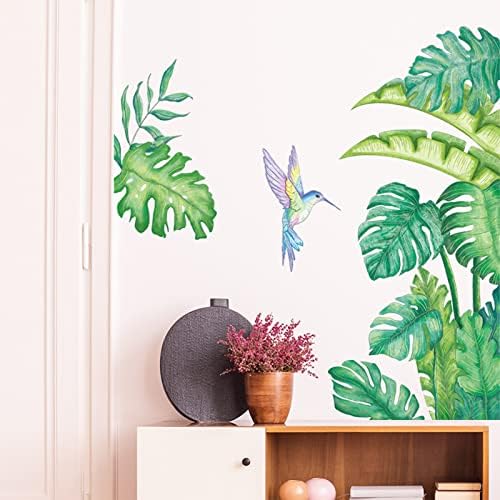 Zidne naljepnice od listova tropske biljke zidne naljepnice za dnevni boravak zidni Posteri od palminog lista za rasadnik spavaće sobe