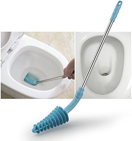 Samshow WC klip WC Bager dizajniran za Sifonski tip, energetski očišćena toaletna cijev, patentirana, ekološki prihvatljiva, ručka od nehrđajućeg čelika sa zidnom kukom