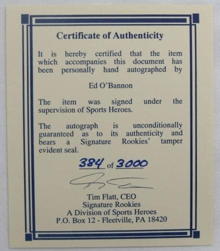 Ed Obannon potpisao automatsko autogragram 1995 Potpis Rookies 8x10 Košarkaška kartica W / - AUTOGREM